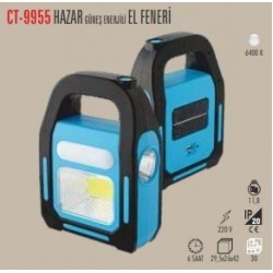 Cata CT-9955 Hazar Güneş Enerjili El Feneri